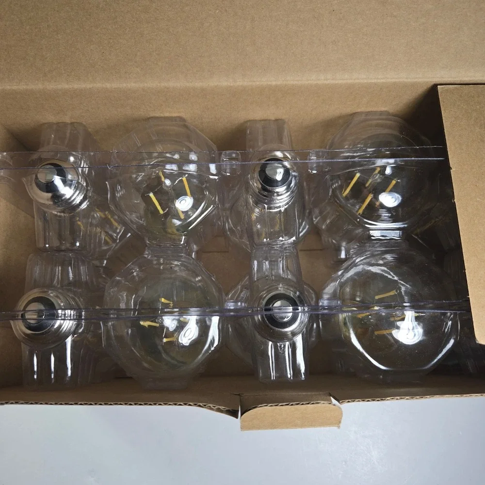 MASTERY MART LED 5.5W 4000K Cool White ST1921 Edison Bulb 10 Pack